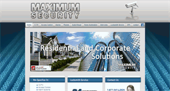 Desktop Screenshot of maximumsecurityinc.net